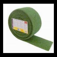 Estropajo Rollo Fibra Verde Fuerte, medidas 0,15x6