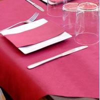 Mantel Cortado 100x100 Newtex Burdeos, Caja 150 Uds. | Servicio de mesa | Tela sin Tejer | Lavable |