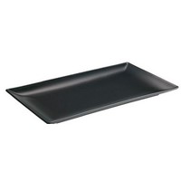 BANDEJA RECTANGULAR NEGRO 30x8, MING II