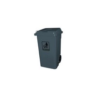 Contenedor 100 Litros Gris con Tapa, Pedal y Ruedas. | Papelera | Basura | Cocina | Limpieza |
