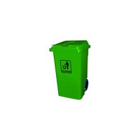 Contenedor 100 Litros Verde con Tapa, Pedal y Ruedas. | Papelera | Basura | Cocina | Limpieza |