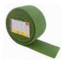 Estropajo Rollo Fibra Verde Fuerte, medidas 0,15x6