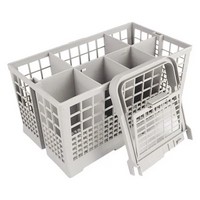 Cesta cubiertos doble 156x81x131 mm blanco