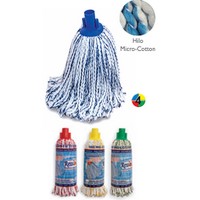 Fregona Hilo Micro/Cotton Blanco/Azul