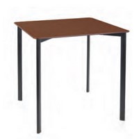 Mesa AR Nogal Tapa Regr. Nogal 90x90 Cms.