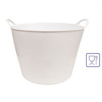Capazo 30 Lts. Para Uso Alimentario Blanco