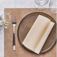 Mantel 30x40 Cms. Newtex Crema. | Servicio de mesa | Tela sin Tejer | Lavable |
