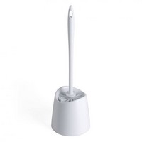 Escobillero WC Blanco Completo. Escobilla + Mango + Soporte. | Limpieza | Higiene | Baños |