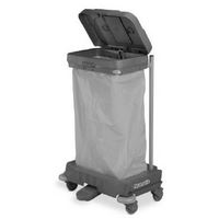 Carro Cubo SAX120PG Recogida Con Tapa y Pedal 120 Lts. | Limpieza | Cubos | Accesorios  Hoteles |