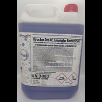 ViruBac Des AC, Limpiador Bactericida, Garrafa 5 L